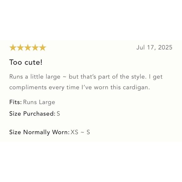 NWT Size L - Anthropologie Balloon-Sleeve Twofer Cable-Knit Cardigan Sweater - Picture 7 of 16